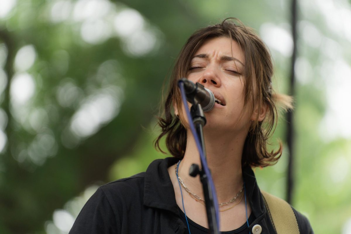 Palm performs at Pitchfork's Blue Stage