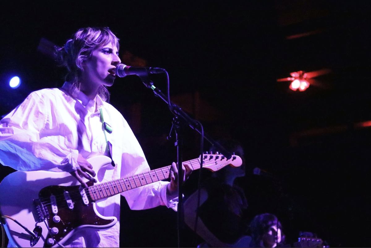 Member of The Paranoyds, Lexi Funston performs.
